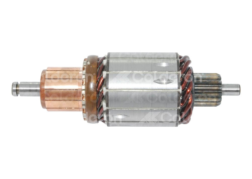 ARMADURA SISTEMA BOSCH MERCEDES BENZ, DEUTZ . ROTACION: CW, VOLTS: 12V, ASTRIAS: 15, LARGO:  151mm, WAI: 61-9136, BOSCH: 9003334031 KONIGMANN
