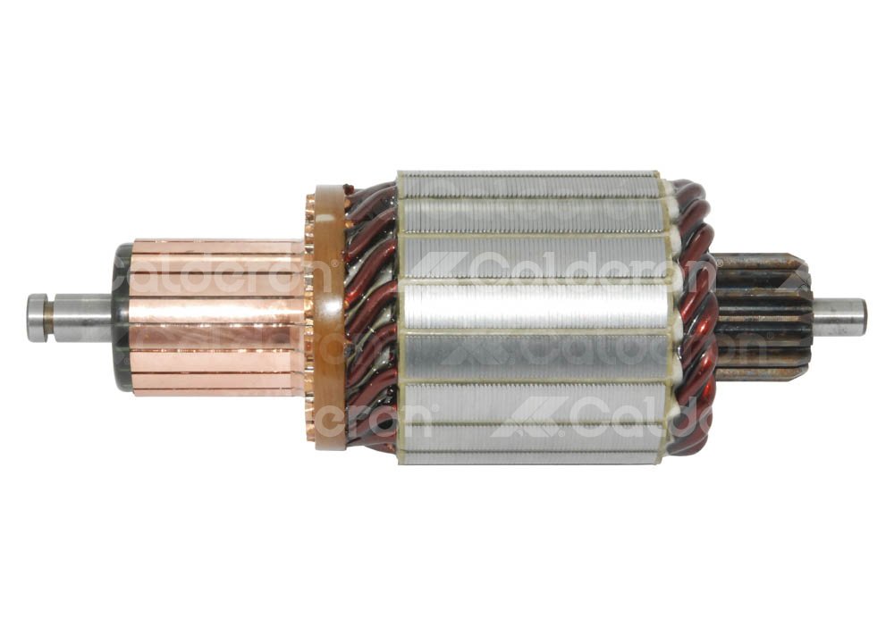 ARMADURA SISTEMA BOSCH MERCEDES BENZ ECOPOWER, JOHN DEERE. ROTACION: CW, VOLTS: 12V, ASTRIAS: 16, LARGO:  170mm, BOSCH: 6033AD0121 61-9163 619163 CASE 1988-2015 6033AD3242 6033AD3018 KONIGMANN