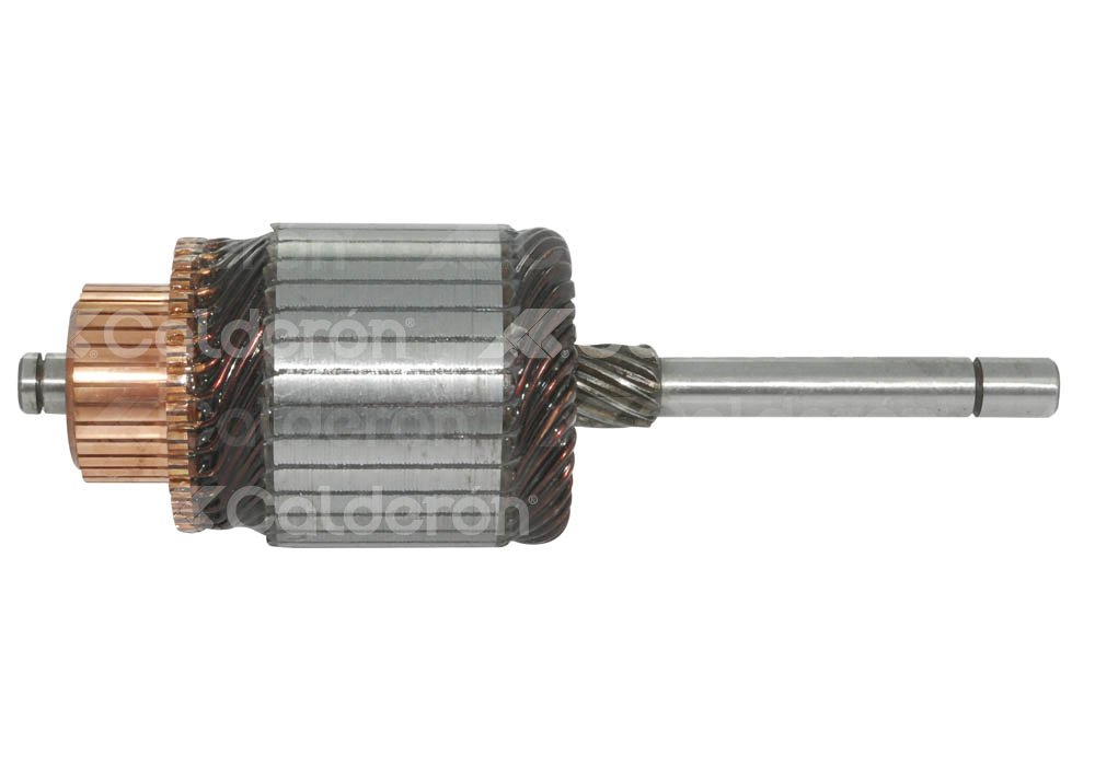 ARMADURA SISTEMA HITACHI NISSAN DATSUN COLECTOR HUECO. ROTACION: CW, VOLTS: 12V, LARGO:  207mm, WAI: 61-8105, HITACHI: 211461103, NISSAN: 23310-M8000 KONIGMANN