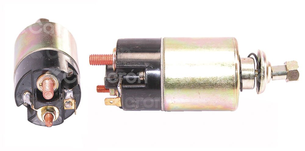 SOLENOIDE MITSUBISHI 12V 3 TERMINALES NISSAN DATSUN  . Sistema: Mitsubishi, Just Parts: HT2-6002N, New Era: SS-1204, SS-1206 BOBIMEX BOBIMEX