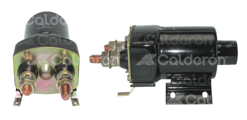 SOLENOIDE DELCO 40MT, 50MT 12V 4 TERMINALES (DD) REDONDO. Sistema: Delco, WAI: 66-110, Delco: 1119835, 1119853, 1119879, Just Parts: D2-6010N, Unipoint: SNLS-146C, Valley Forge: SS-38 JUST PARTS