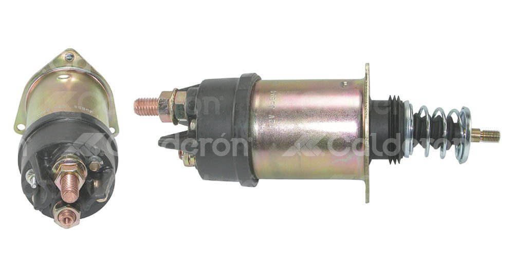 SOLENOIDE DELCO 37MT 12V 4 TERMINALES (DD) CON EMBOLO ORIGINAL. Sistema: Delco, Delco: 1115690, 1115694, Just Parts: D2-6050NIP JUST PARTS