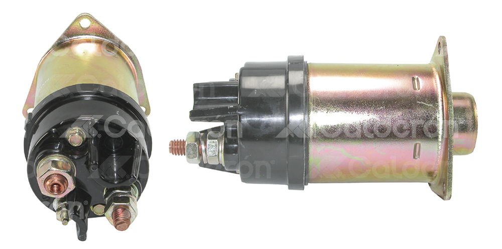 SOLENOIDE DELCO 37MT 12V 3 TERMINALES (DD) BORNE PERFORADO 3/8. Sistema: Delco, WAI: 66-119, Delco: 1115612, Just Parts: D2-6037K, D2-6037N, Unipoint: SNLS-D42B BOBIMEX BOBIMEX