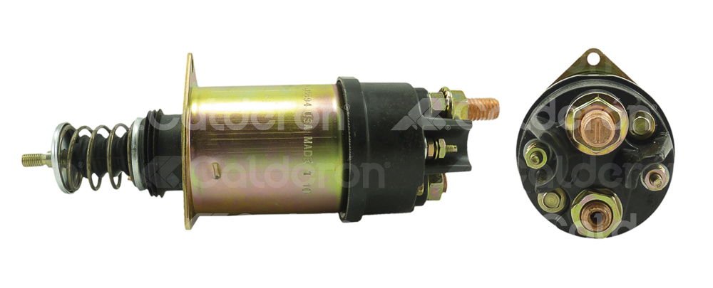 SOLENOIDE DELCO 37MT 12V 4 TERMINALES CON EMBOLO. 66-135SL; JUST PARTS: D2-6064NIP SISTEMA DELCO: 10461690, 1115704P DELCO REMY