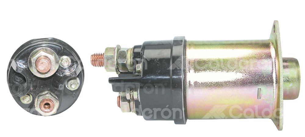 SOLENOIDE DELCO 37MT 12V 3 TERMINALES (DD). Sistema: Delco, WAI: 66-117, Delco: 1115609, 1115613, D904A, D914A, Just Parts: D2-6024N, D2-6025K, D2-6048N, Unipoint: SNLS-D42A BOBIMEX BOBIMEX