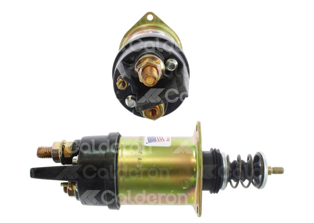 SOLENOIDE DELCO 37MT, 41, 42MT 24V CON EMBOLO 4T D26074N WNIPMX JUST PARTS