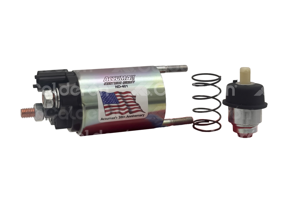 SOLENOIDE ACCUMAX CHEVROLET IMPALA V4 2.5L 2016-2019, IMPALA V4 2.5L 2015, MALIBU V4 2.5L 2015, BLAZER V4 2.5L 2019-2021, EQUINOX V4 2.0L 2018-2020, TRAVERSE V4 2.0L 2018-2019; GMC TERRAIN V4 2.0L 2018-2020, SISTEMA: DENSO, DISEÑO: PMGR, VOLTAJE: 12V, NUMERO DE TERMINALES: 4, 438000-2410, ACCUMAX: ND-401 M0181
