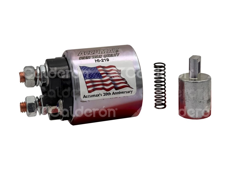 SOLENOIDE ACCUMAX NISSAN TSURU 4V 1.5L 1984-1987 V4 1.6L 1987-1988, TSUBAME V4 1.6L 1987-1988, SAKURA V4 1.8L 1984-9187, MICRA V4 1.2L 1984-1991, NX V4 1.6L 1991-1994, PULSAR V4 1.6L 1983-1988, SENTRA V4 1.5L 1.6L 1982-1988, X-TRAIL 2002-2007, STANZA 198-1987, SUBARU JUSTY 3V 1.2L 1987-1995, SISTEMA: HITACHI, DISEÑO: OSGR, VOLTAJE: 12V, NUMERO DE TERMINALES: 3, WAI: 66-8109, ACCUMAX: HI-219 ACCUMAX