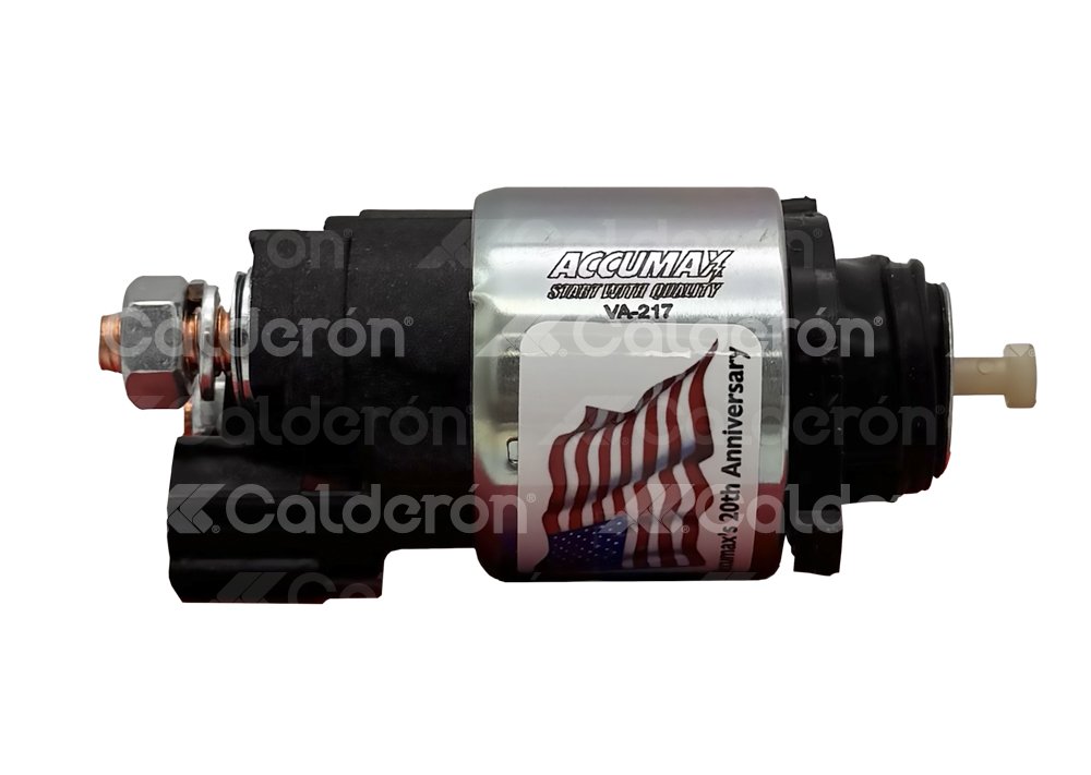 SOLENOIDE ACCUMAX HYUNDAI ACCENT, ELANTRA, SONATA, VENUE L4 1.6L 2020-2023; KIA K5, RIO L4 1.6L 2020-2021, SISTEMA: VALEO, DISEÑO: PMGR, VOLTAJE: 12V, NUMERO DE TERMINALES: 3, 1223288, ACCUMAX: VA-217 ACCUMAX