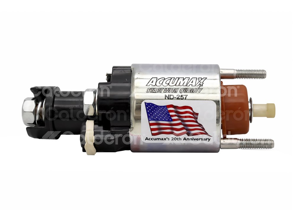 SOLENOIDE ACCUMAX HONDA ACCORD, SISTEMA: DENSO, VOLTAJE: 12V, NUMERO DE TERMINALES: 3, ZM1708, ACCUMAX: ND-257 ACCUMAX