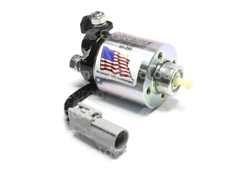 SOLENOIDE ACCUMAX MAZDA 3 L4 2.3L 2004-2009, 3 SPORT L4 2.0L 2010-2011, 5 L4 2.3L 2006-2010, 6 L4 2.3L 2006-2007, CX-7 L4 2.3L 2007-2009; NISSAN URVAN, SISTEMA: MITSUBISHI, VOLTAJE: 12V, NUMERO DE TERMINALES: 3, LESTER: 17597, 17598, WAI: 66-8395, ACCUMAX: MI-296 ACCUMAX