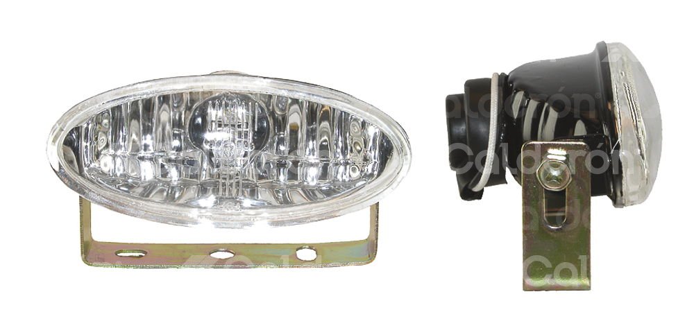 FARO DE HALOGENO OVAL BLANCO JUEGO DE 2 PIEZAS (4.5x2x2.5) HY002A IMPORTACION