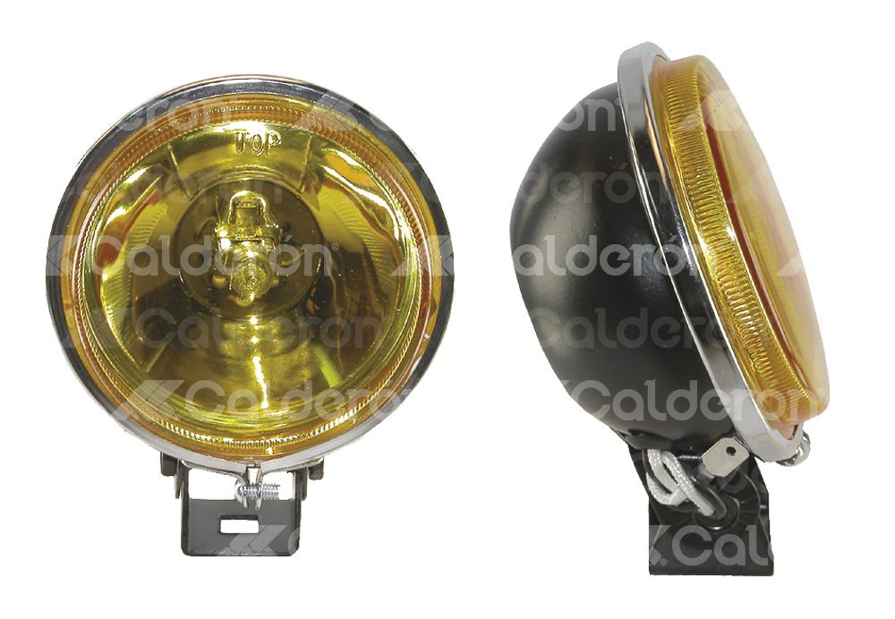 FARO DE HALOGENO REDONDO AMBAR JUEGO DE 2 PIEZAS (3.5x3.5x2) HY009 BH1029A IMPORTACION