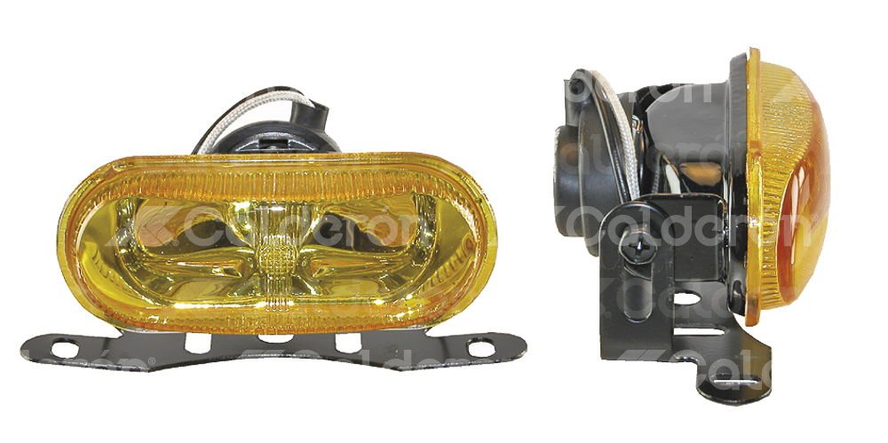 FARO DE HALOGENO OVAL AMBAR JUEGO DE 2 PIEZAS (4x1.5x2.5) HY031A IMPORTACION