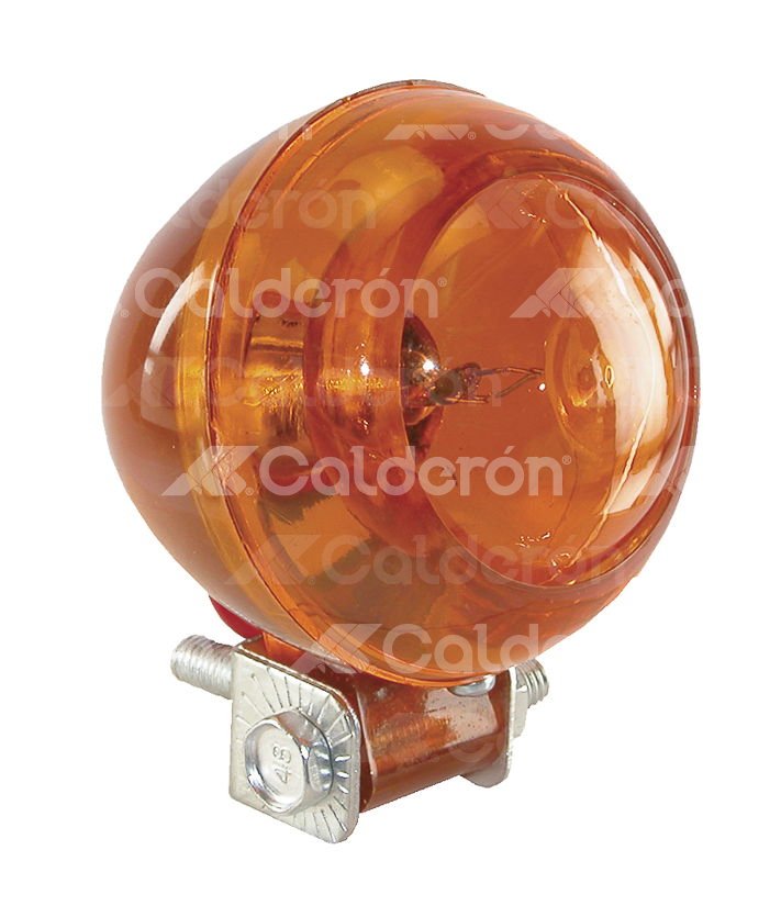 FOCO OJO DE VENADO NARANJA PLASTICO 12V 35W (2.5x2.5). No. HY-007 IMPORTACION