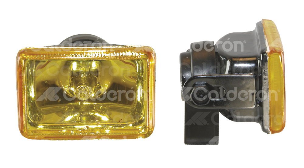 FARO DE HALOGENO RECTANGULAR AMBAR JUEGO DE 2 PIEZAS (2.5x2x2) HY032 IMPORTACION