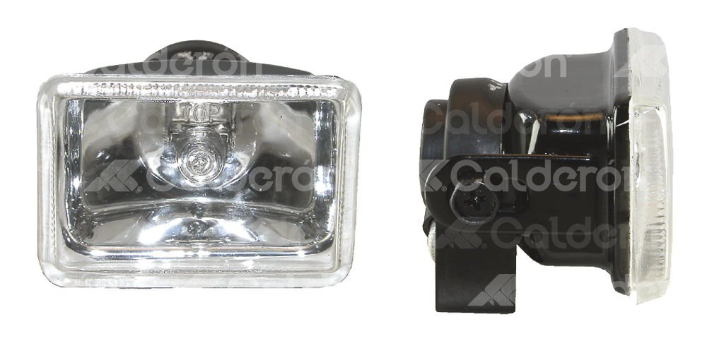 FARO DE HALOGENO RECTANGULAR BLANCO JUEGO DE 2 PIEZAS (2.5x2x2) HY032 IMPORTACION