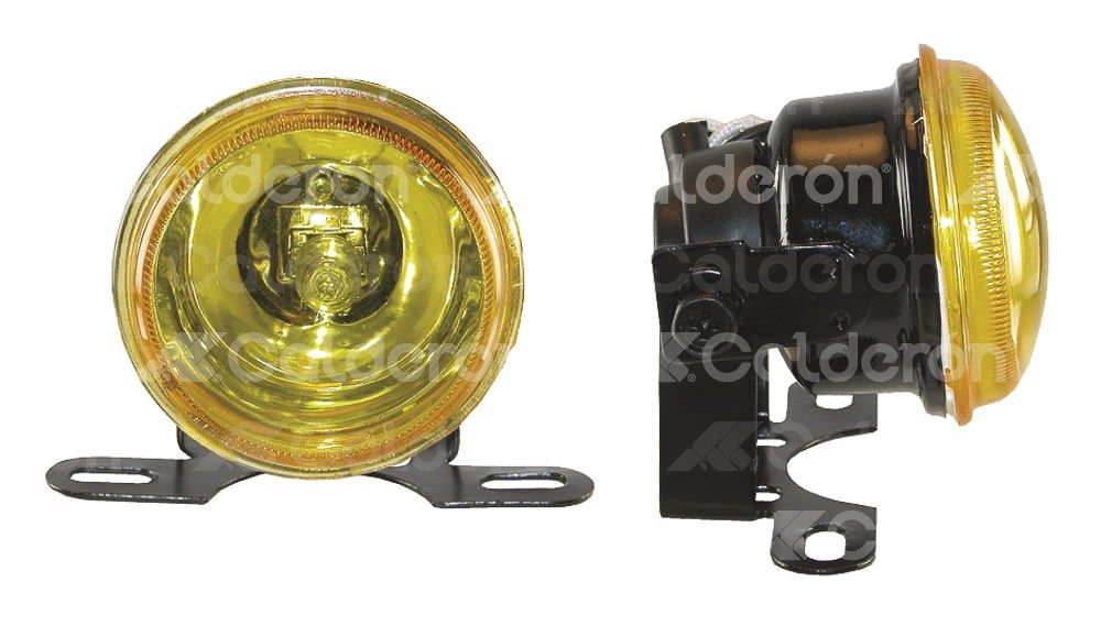 FARO DE HALOGENO REDONDO AMBAR JUEGO DE 2 PIEZAS (2.5x2.5x2.5) HY085 TB100A IMPORTACION