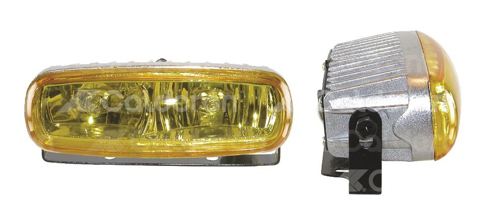FARO DE HALOGENO OVAL AMBAR JUEGO DE 2 PIEZAS (5.5x2x3) HY095 IMPORTACION