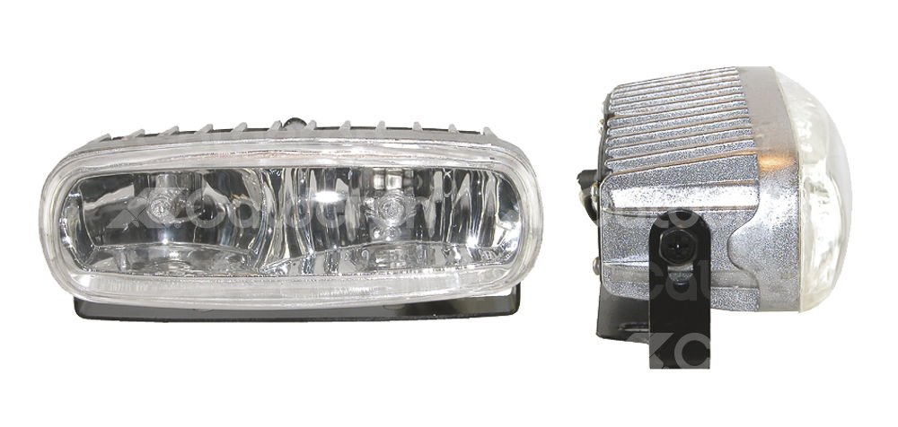 FARO HALOGENO OVAL BLANCO JUEGO (5.5x2x3).  No. HY-095 IMPORTACION