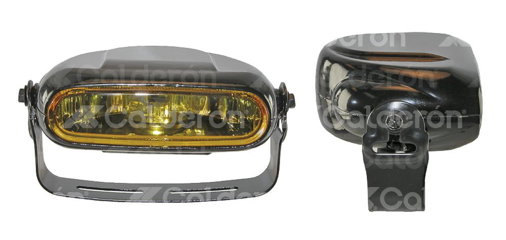 FARO HALOGENO OVAL AMBAR JUEGO (5x2x3.5). No. HY-025 IMPORTACION