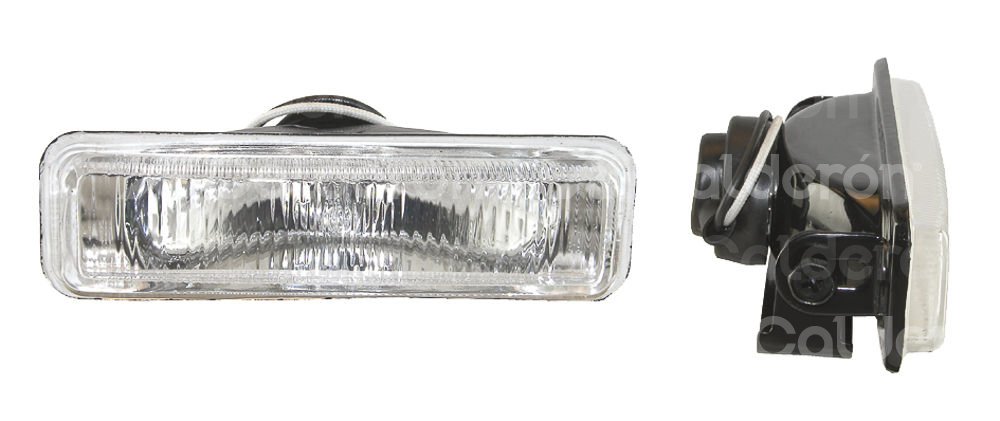 FARO DE HALOGENO RECTANGULAR BLANCO JUEGO DE 2 PIEZAS (5x1.5x2.5) HY051 IMPORTACION