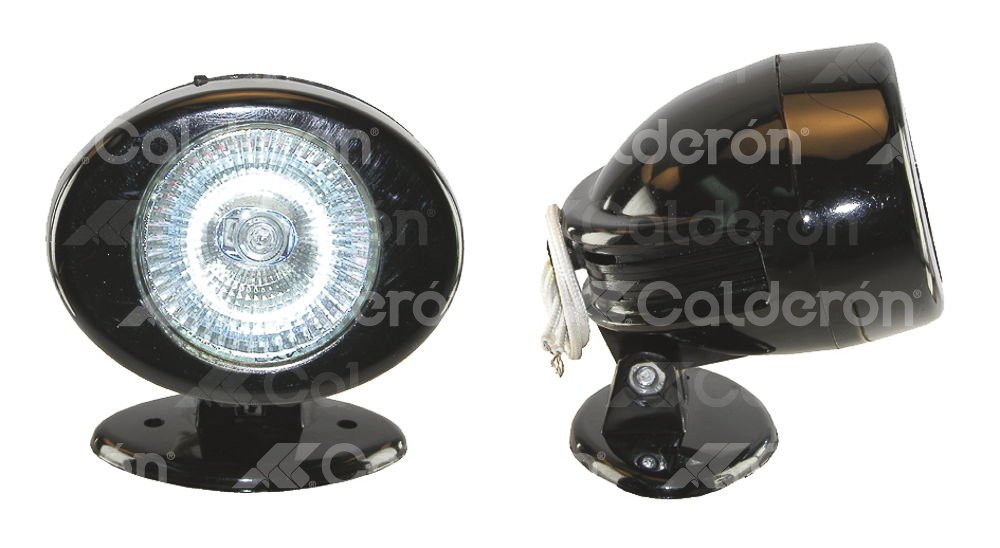 FARO HALOGENO OVAL BLANCO JUEGO (3x2.5x3). No. HY-119A IMPORTACION