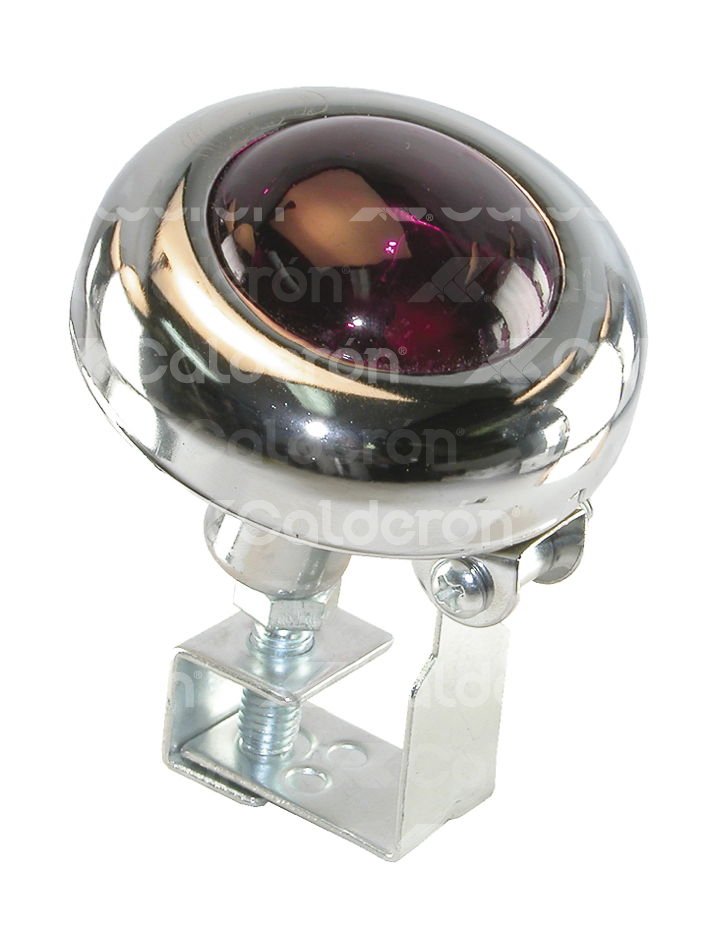 FOCO OJO DE VENADO MORADO CROMADO 12V 35W (3x2.5). No. HY-006 IMPORTACION