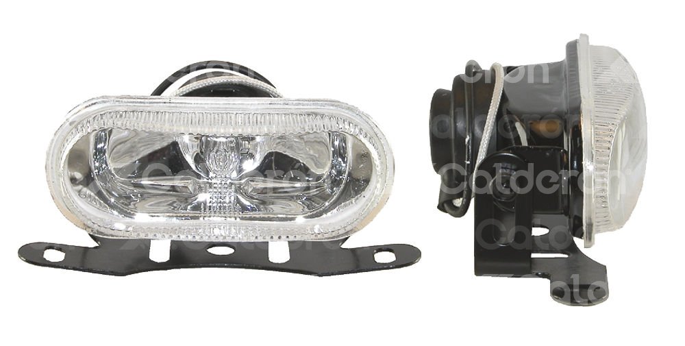 FARO DE HALOGENO OVAL BLANCO JUEGO DE 2 PIEZAS (4x1.5x2.5) HY031A IMPORTACION