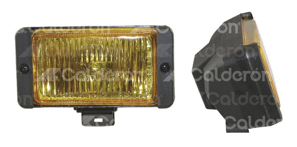 FARO DE HALOGENO RECTANGULAR AMBAR JUEGO DE 2 PIEZAS (6x3x3) HY075 IMPORTACION