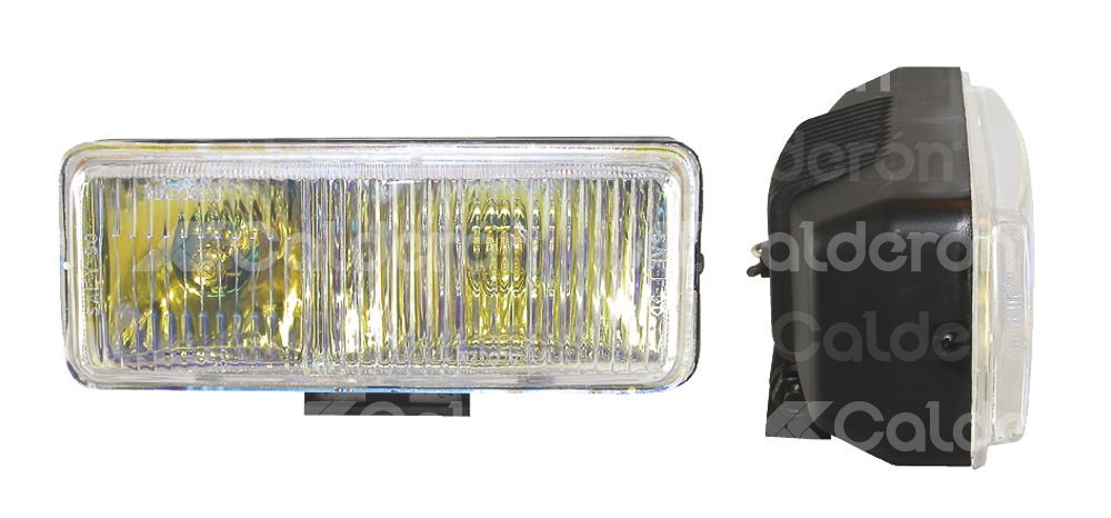 FARO HALOGENO RECTANGULAR TORNASOL AMBAR JUEGO (7.5x3x3.5). No. HY-116B IMPORTACION