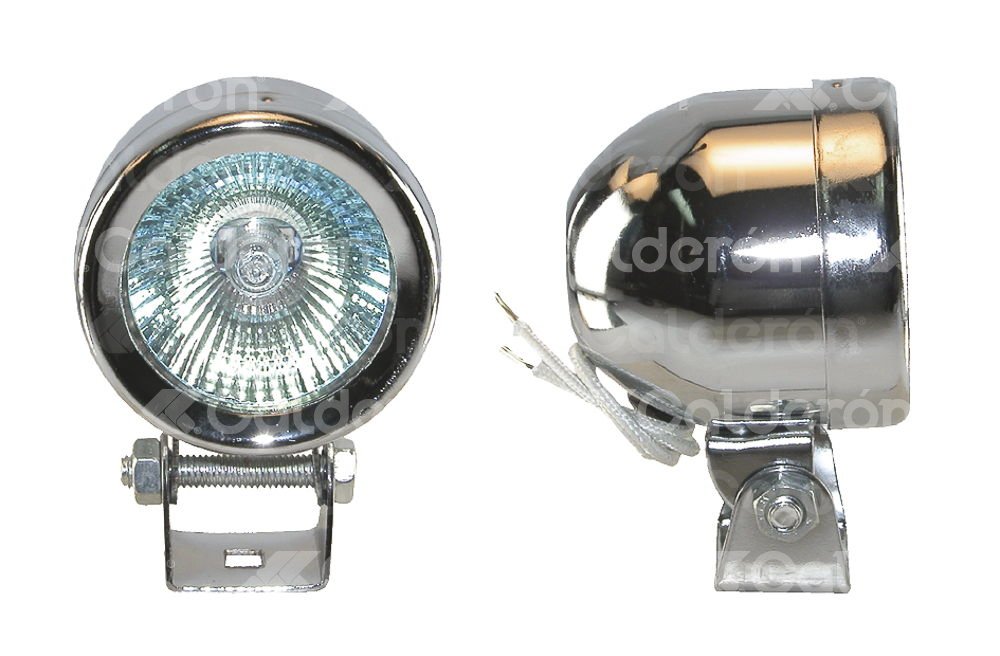 FARO HALOGENO REDONDO BLANCO JUEGO (2.5x2.5x2).  No. HY-119 IMPORTACION
