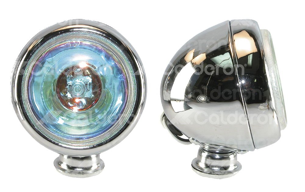 FARO DE HALOGENO REDONDO TORNASOL JUEGO DE 2 PIEZAS (4x4x4) HY124 IMPORTACION