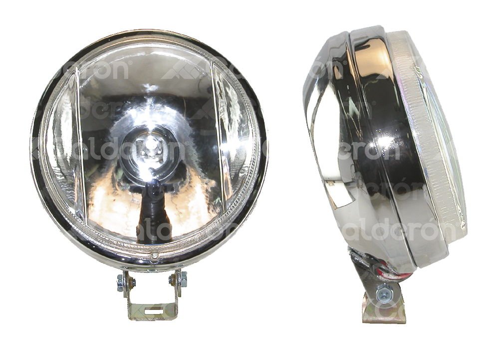 FARO DE HALOGENO REDONDO BLANCO JUEGO DE 2 PIEZAS (5.5x5.5x3) HY042A IMPORTACION