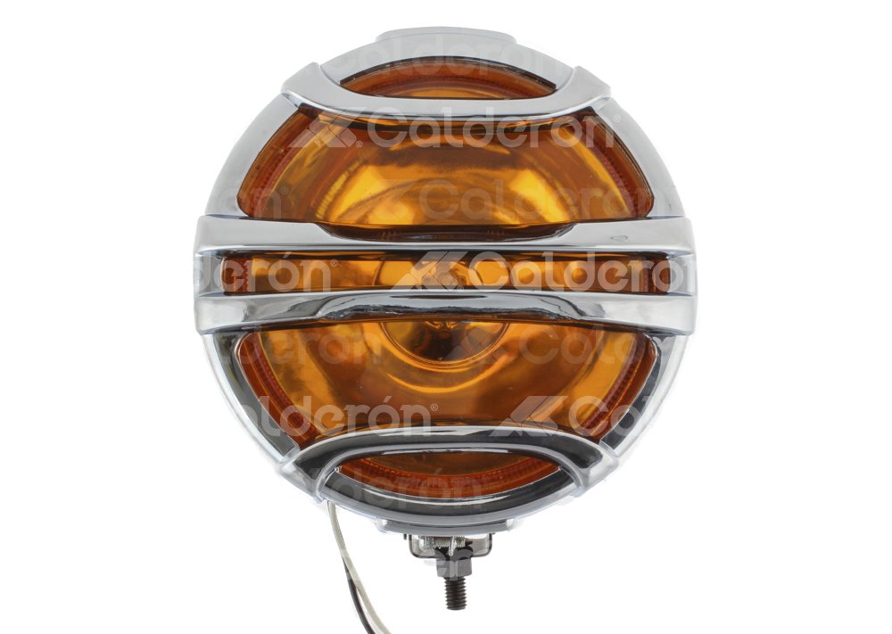 FARO DE HALOGENO REDONDO AMBAR 1PIEZA (6.5x6.5x3.5) HY015 IMPORTACION