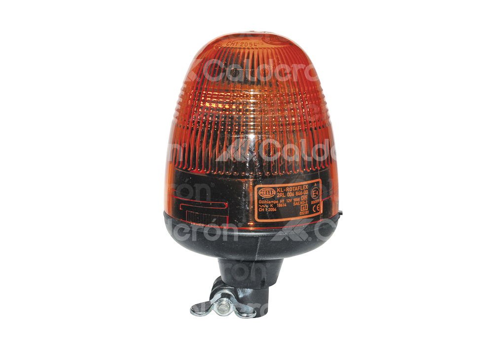TORRETA FIJA AMBAR 12V HELLA ROTATIVA KL ROTAFLEX 6846001 HELLA