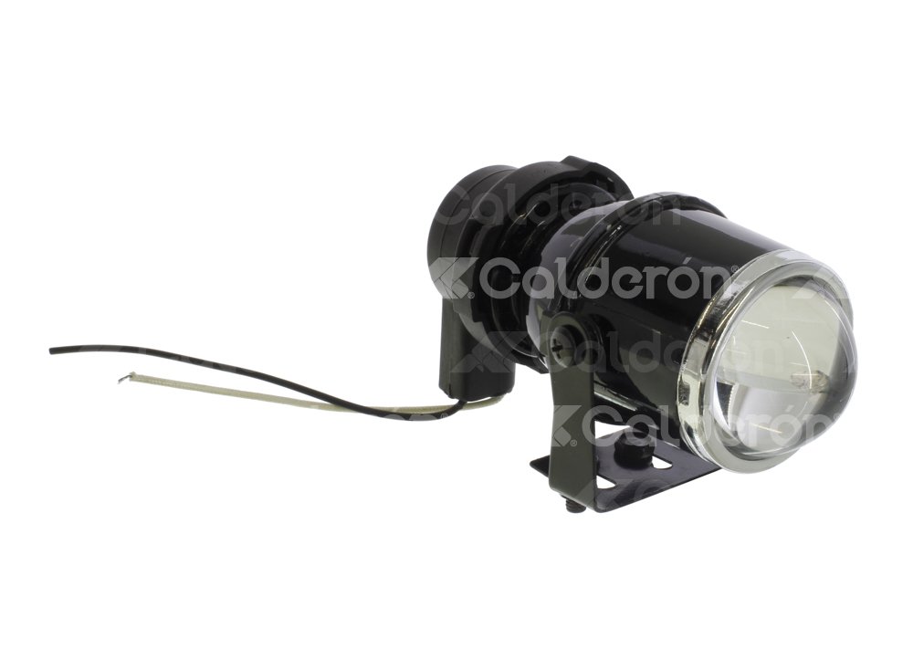 FARO DE HALOGENO REDONDO BLANCO JUEGO DE 2 PIEZAS LUPA (H3 55W) FAR2004WPML IMPORTACION