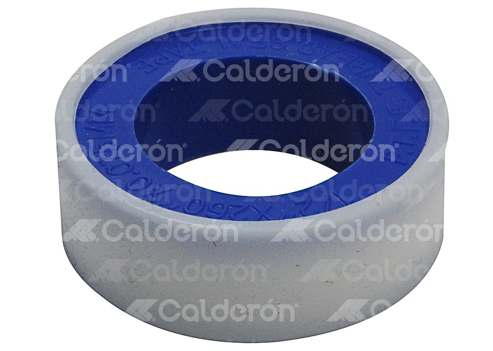 CINTA TEFLON (1/2" X 260", 0.075mm) 12mm X 6.6mt, 0.3g/cm3 IMPORTACION
