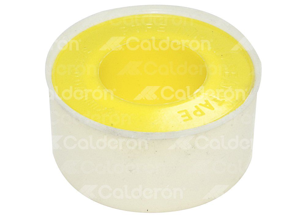 CINTA TEFLON (3/4" X 260", 0.075mm) 19mm X 6.6mt, 0.2g/cm3 IMPORTACION