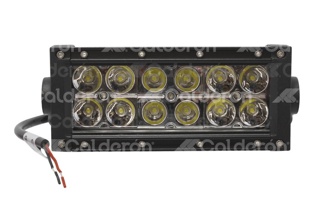 BARRA LEDS 12 LEDS 2 FILAS 3W 7.5" 36W EN-CM5236 IMPORTACION