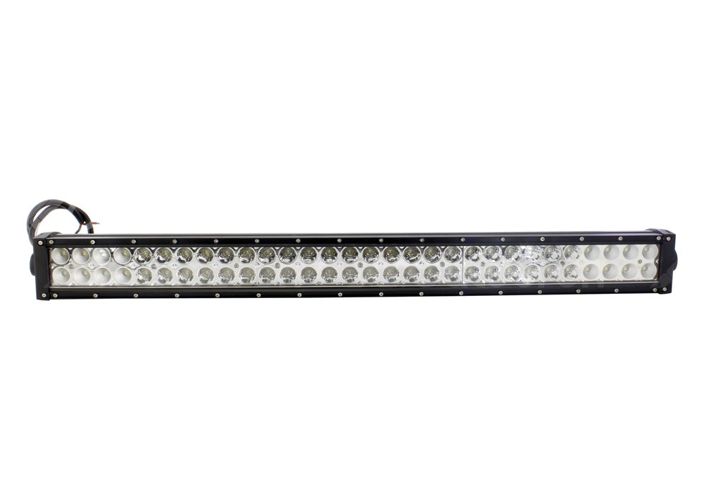 BARRA LEDS 60 LEDS 2 FILAS 3W FLASH 2 COLORES AMBAR Y BLANCO, CON STROBO 31.5" 180W CM5259 IMPORTACION