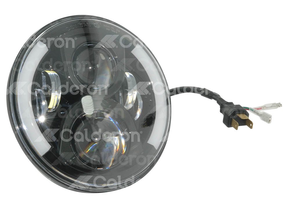 FARO DE LED REDONDO 6LED/OJO ANGEL 60W 9-30V 10W 7" ENCM7102 IMPORTACION