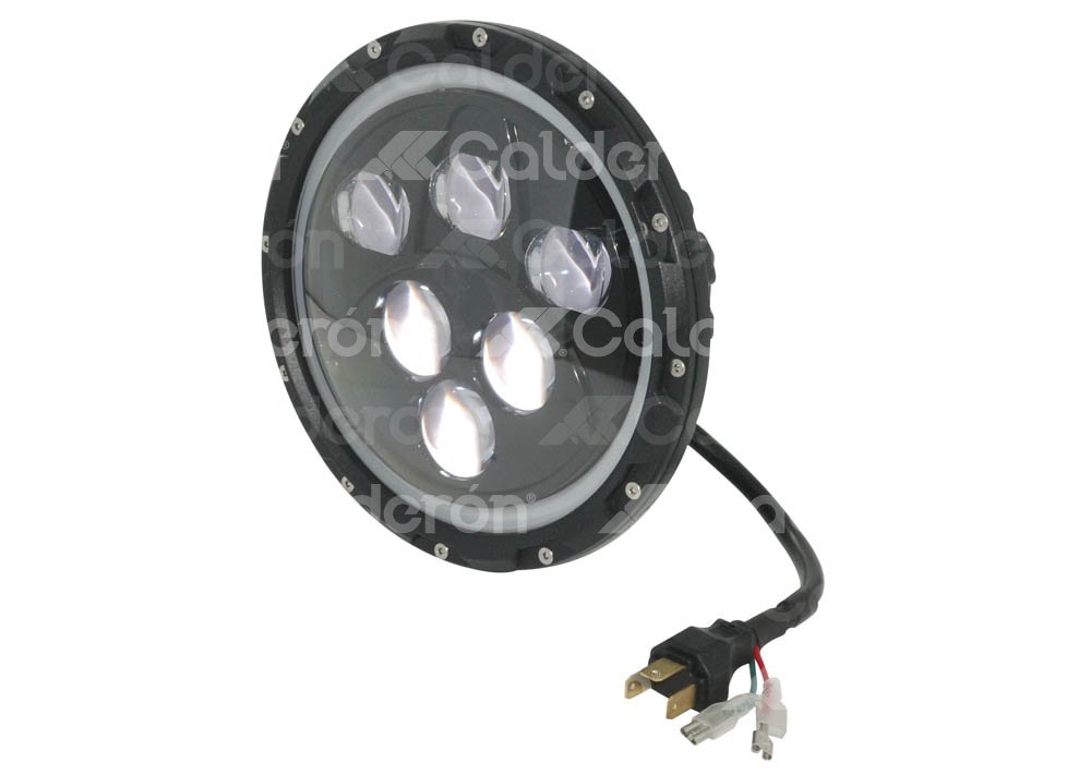 FARO DE LED REDONDO 6LED/OJO ANGEL 60W 10-30V 10W 7" ENCM7101 IMPORTACION