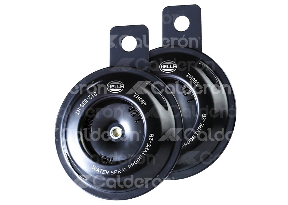 BOCINA PLANA MINIS70M 12V 420-350HZ 113DB JGO 12588011 FOCO MOTO, MOTOCICLETA,  MOTOCICLETAS HELLA