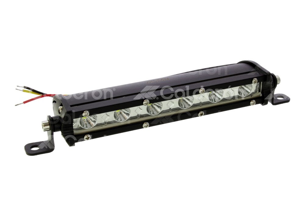 BARRA LED 6 LEDS TIPO SLIM  12-30V CON ESTROBO 185 X 20mm PIEZAS FAL618W IMPORTACION