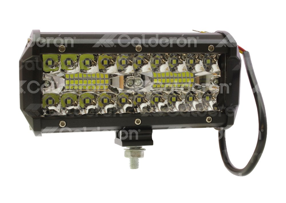 BARRA LED 40 LEDS 2 FILAS 12-30V CON STROBO 168x78x63mm 2 PIEZAS FAL03-CVT IMPORTACION