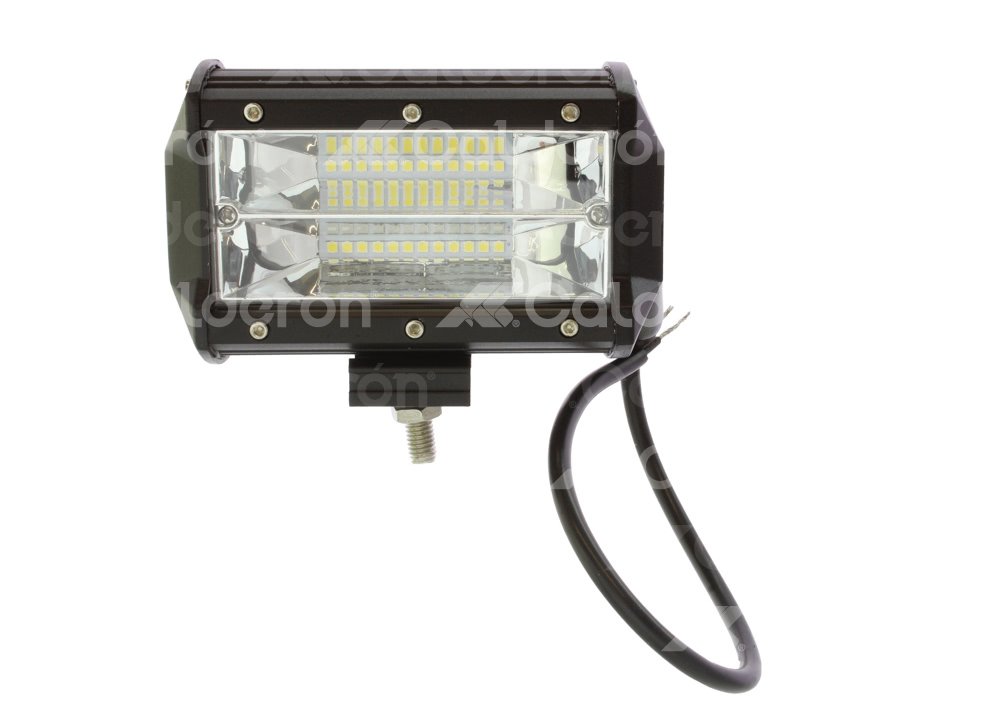 BARRA LED 24 LEDS 2 FILAS (5"/130MM) 1 PIEZA EN-FL106 IMPORTACION