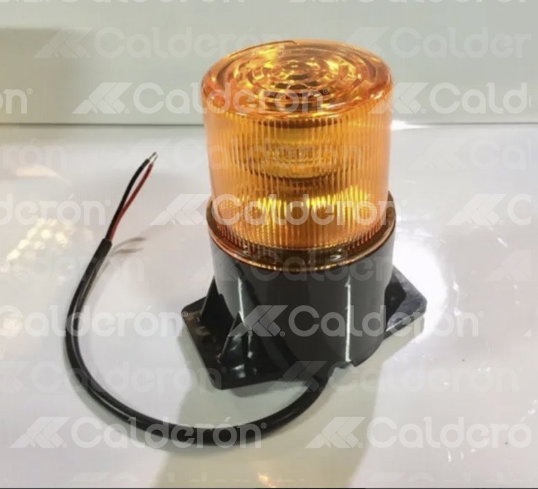 TORRETA FIJA AMBAR 10-80V HELLA FL MINI  LED 014959111 HELLA