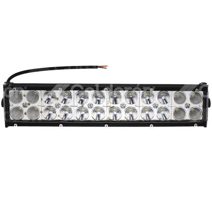 BARRA LEDS 24 LEDS 2 FILAS BLANCO CON STROBO 13.5" LAL072-SAI IMPORTACION