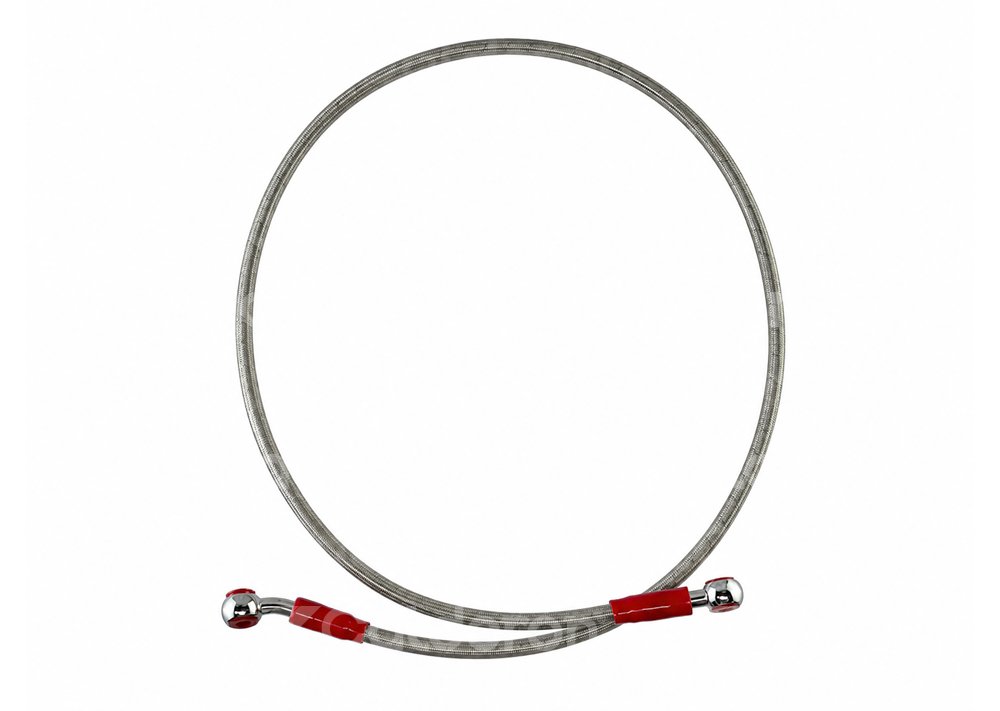 MANGUERA MOTOCICLETA FRENO UNIVERSAL 1 METRO PLATA MAN-2149-9013 QUMO